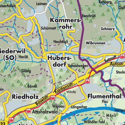 Übersichtsplan Hubersdorf