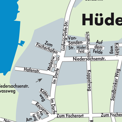 Stadtplan Hüde