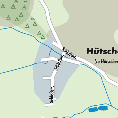 Stadtplan Hütscheroda