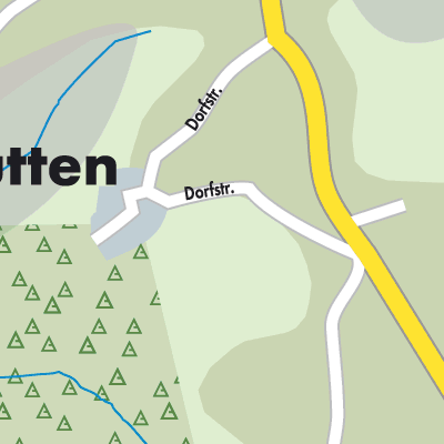 Stadtplan Hütten