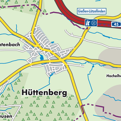 Übersichtsplan Hüttenberg
