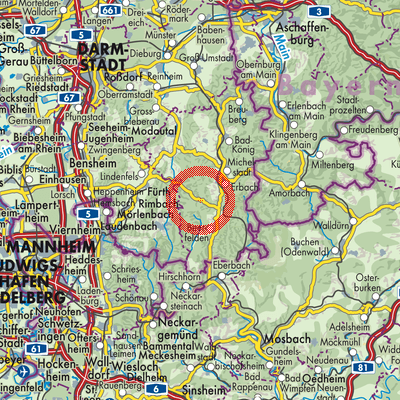 Landkarte Hüttenthal