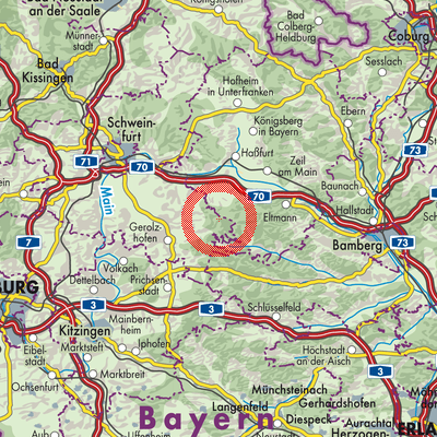 Landkarte Hundelshausen