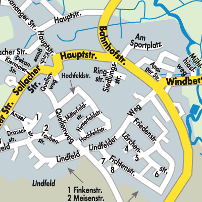 Stadtplan Hunderdorf (VGem)