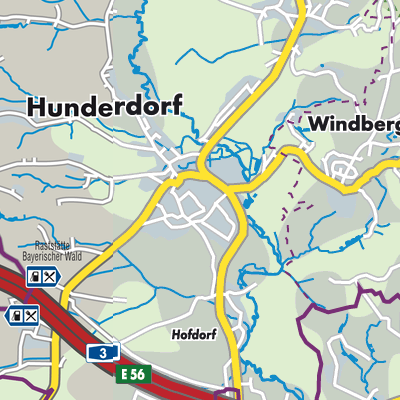 Übersichtsplan Hunderdorf (VGem)