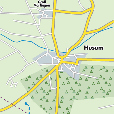 Übersichtsplan Husum