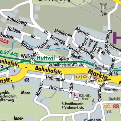Stadtplan Huttwil
