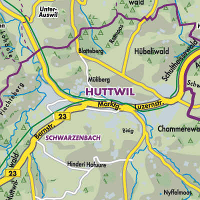 Übersichtsplan Huttwil