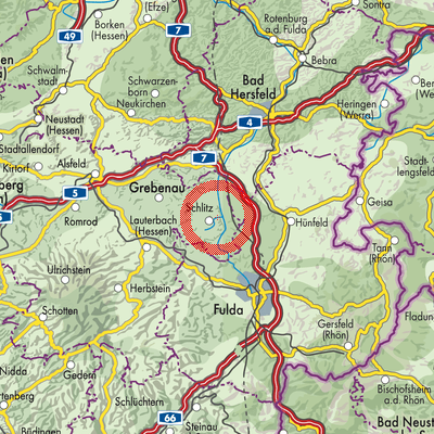 Landkarte Hutzdorf
