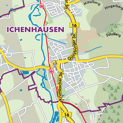 Übersichtsplan Ichenhausen (VGem)