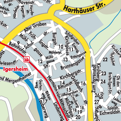 Stadtplan Igersheim