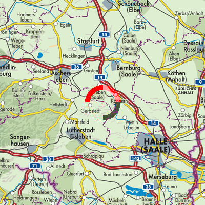 Landkarte Ihlewitz