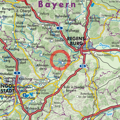 Landkarte Ihrlerstein (VGem)