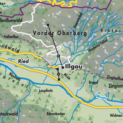 Übersichtsplan Illgau