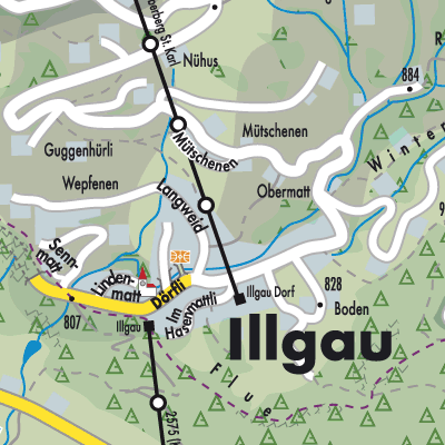 Stadtplan Illgau