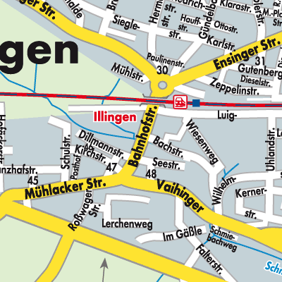 Stadtplan Illingen