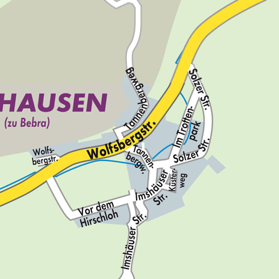 Stadtplan Imshausen