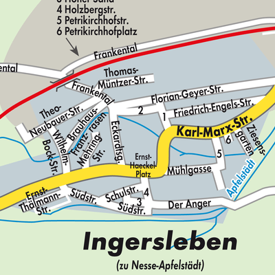 Stadtplan Ingersleben