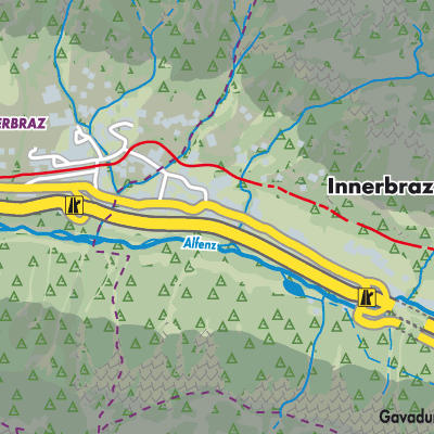 Übersichtsplan Innerbraz