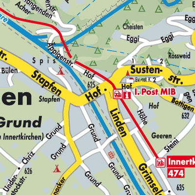 Stadtplan Innertkirchen