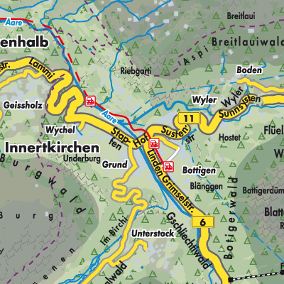 Übersichtsplan Innertkirchen