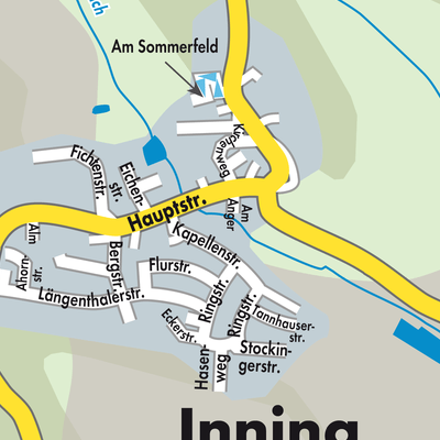 Stadtplan Inning am Holz