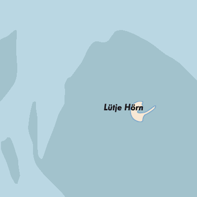 Übersichtsplan Insel Lütje Hörn