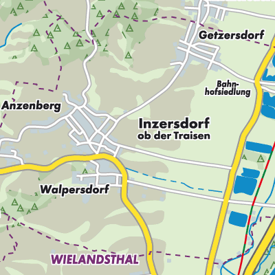 Übersichtsplan Inzersdorf-Getzersdorf