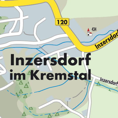 Stadtplan Inzersdorf im Kremstal