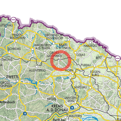 Landkarte Irnfritz-Messern