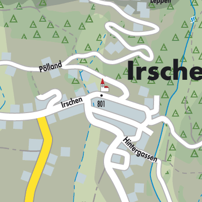 Stadtplan Irschen