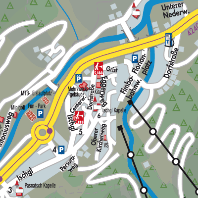 Stadtplan Ischgl