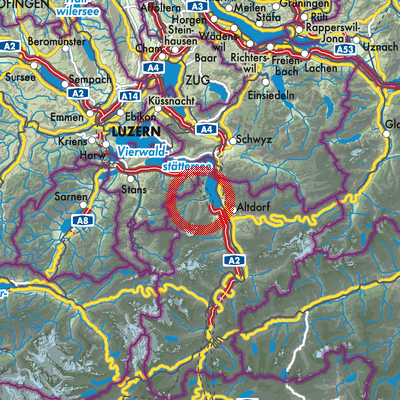 Landkarte Isenthal