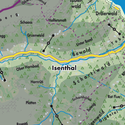 Übersichtsplan Isenthal