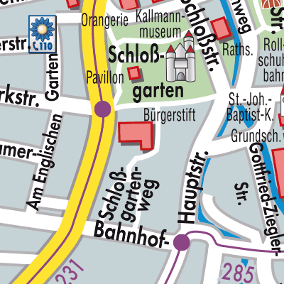 Stadtplan Ismaning