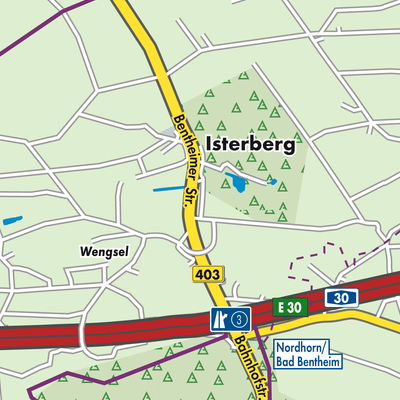 Übersichtsplan Isterberg