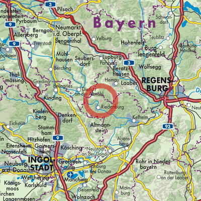 Landkarte Jachenhausen