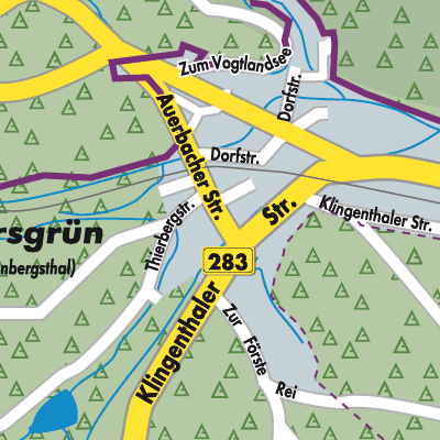 Stadtplan Jägersgrün