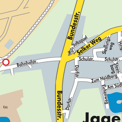 Stadtplan Jagel