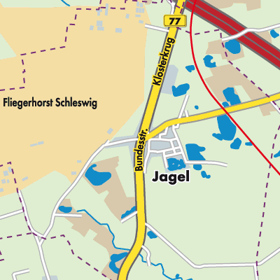 Übersichtsplan Jagel