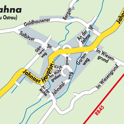 Stadtplan Jahna