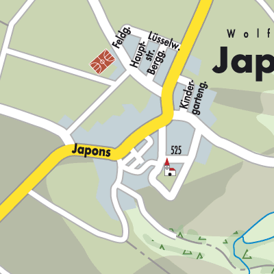 Stadtplan Japons