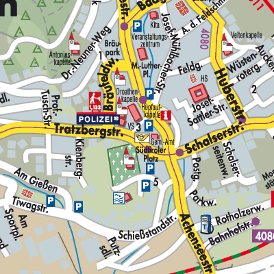 Stadtplan Jenbach