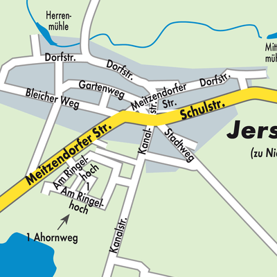 Stadtplan Jersleben