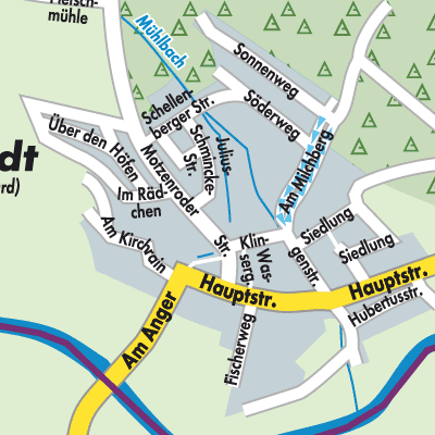 Stadtplan Jestädt