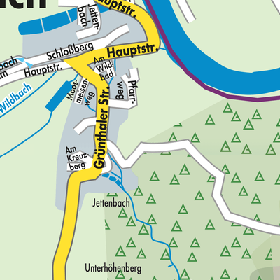 Stadtplan Jettenbach