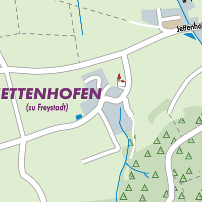 Stadtplan Jettenhofen