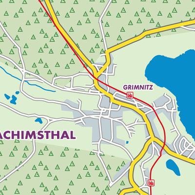 Übersichtsplan Joachimsthal (Schorfheide)