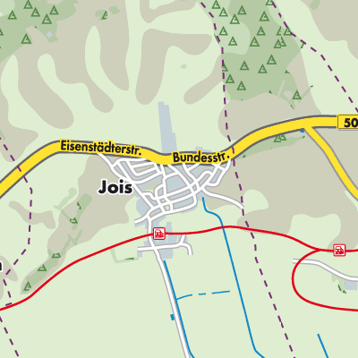 Jois - Stadtpläne und Landkarten