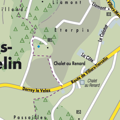 Stadtplan Jorat-Menthue